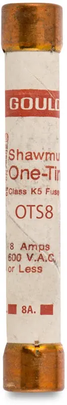 Luxury Mersen/Ferraz Shawmut OTS8 Low Melting Point Non Time Delay Fuse