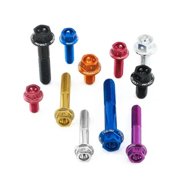 Limited Offer M5 Aluminium Flanged Hex Head Race Spec Bolts Etched