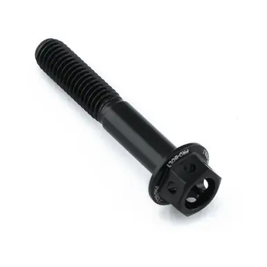 Aluminium Flanged Hex Head Bolt M5x(0.80mm)x30mm Race Spec Etched Luxury