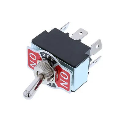 TB2-2F-DC-1 Switch Components - Toggle - 6P DPDT ON-OFF-ON, Tab Don't Miss Out