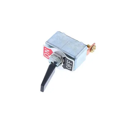 Hot Deal TD1-1A-DC-3-B Switch Components - Heavy Duty Toggle - 2P SPST OFF-ON, Black