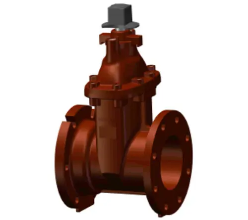 Best Price Midland Metal 9600FJ12 Resilient Seated Gate Valve, 12 in Nominal, Flanged x MJ, 300 psi Pressure