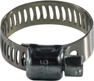 Midland Metal 300 Series 3000004 Miniature Worm Gear Clamp, 7/32 in Minimum Clamp Diameter, Carbon Steel Budget
