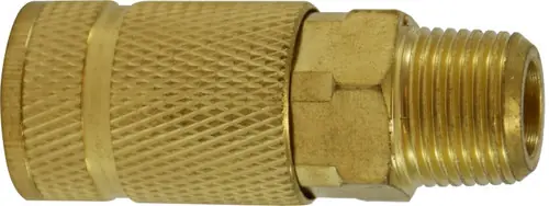 Buy Online Midland Metal 28592 Aro Interchange Coupler, 1/8 in MIP, Brass