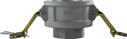 Midland Metal 61865 Cam and Groove Reducer Coupler, 1-1/2 in Type D x 1 in FPT, Aluminum Time-Limited