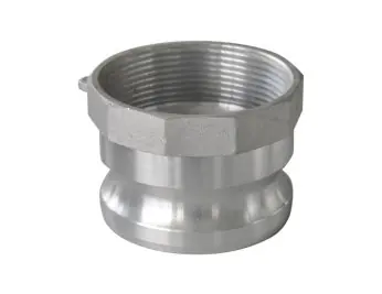 Midland Metal 61916 Cam and Groove Adapter, 2-1/2 in Type A x 2-1/2 in FNPT, Aluminum Sale
