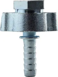 Special Offer Midland Metal 73011 Ground Joint Coupling With Wing Nut and Female Spud, 4 in Hose Barbed x 4 in Female Spud