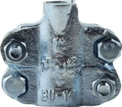 Buchanan Rubber BC4-200A-DP High Pressure Clamp, 2 in Nominal, 2-1/2 in Minimum Clamp Diameter Next Day Delivery