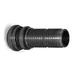 Buchanan Rubber GJS-075CR-SP Crimplok High Pressure Stem, 3/4 in FIP x 3/4 in Barb, Iron, Black Markdown