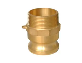 Buchanan Rubber CGF-200-B1 Cam and Groove Adapter, 2 in Type F x 2 in MNPT, Brass Affordable