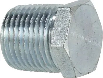 Shop Now Midland Metal 5406P6 Hex Head Plug, 3/8 in MPT, Steel