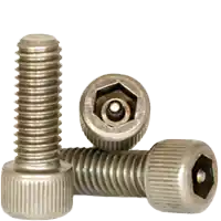 1/4"-20 x 1/2" Socket Head Cap Screws Tamper-Resistant, 18-8 Stainless Steel, Full Thread, Coarse (UNC), Qty 100 Best Price
