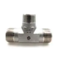 Hot Picks Stainless Adapters SS5600-06-06-06 Tee, 3/8 in MNPT x 3/8 in MNPT x 3/8 in MNPT, Stainless Steel
