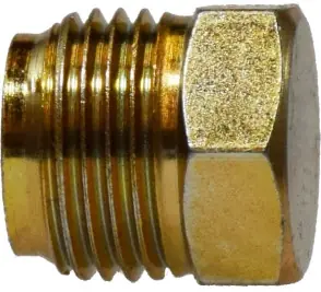 Best Seller Midland Metal 12096 Cored Plug, 1/2 in Inverted Flared, Brass