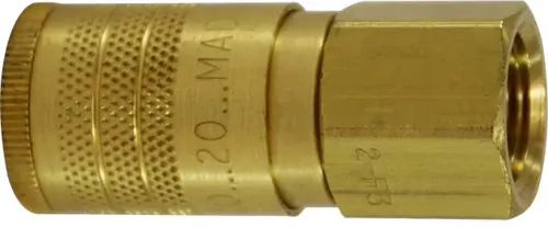 Top Rated Midland Metal 28584 Aro Interchange Coupler, 1/4 in FIP, Brass