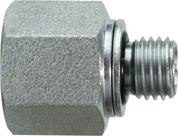 Luxury Midland Metal 7045618 Adapter, 3/8 in FPT x M18 Male Metric, Steel
