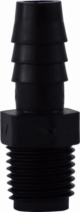 Grab Now Midland Metal 33002B Adapter, 3/16 in Hose Barbed x 1/8 in MIP, Polyethylene