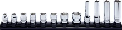 Weekend Sale Ko-ken RS3X00MZ/12 3/8 Sq. Dr. Socket set 8-19mm 6 point 300mm Z-series 12 pieces