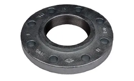 Midland Metal 108097 Reducing Companion Flange, 8 in Threaded x 6 in Threaded, Iron, Black, 8 -Bolt Hole Weekend Sale