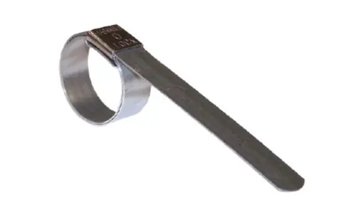 Buchanan Rubber Hammerlock Series CPHL-07 Double Wrapped Hose Clamp, 1-3/4 in Nominal, Steel, 5/8 in W Crafted
