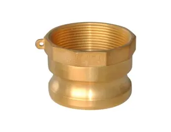 Fan Favorite Buchanan Rubber CGA-075-B1 Cam and Groove Adapter, 3/4 in Type A x 3/4 in FNPT, Brass