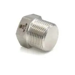 Bargain Stainless Adapters SS5406-P-12 Hex Pipe Plug, 3/4 in MPT, Stainless Steel