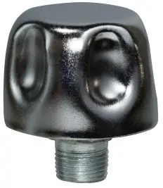 Midland Metal MB4012 Screw-On Air Breather, 3/4 in Nominal, MPT, Steel, Chrome-Plated Direct From Factory
