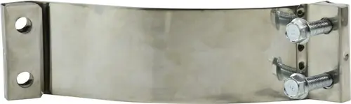 Latest Midland Metal 848350 Easy Form Clamp, 3-1/2 in Nominal, Stainless Steel, 76 mm W, 1/2 mm Thick