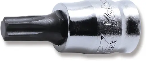 Trusted Brand Ko-ken 2025Z.28-T27 1/4 Sq. Dr. Z-Series TORX T27 Bit Socket - Length 28mm