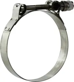 Midland Metal 840888 T-Bolt Hose Clamp, 8-15/16 in Nominal, 8-21/32 in Minimum Clamp Diameter, Stainless Steel Get Yours
