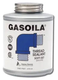Midland Metal 983101 Sealants, Tapes/Sealants, 1/2 Pt W/Brush Soft Set Thrdsealant Ptfe, Pneumatics Hot Picks