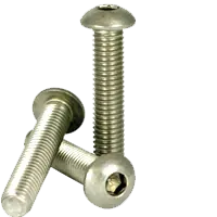 M10-1.50 x 20 mm Button Head Socket Cap Screws, 18-8 Stainless Steel A2, Full Thread, Coarse (UNC), Qty 100 Brand New