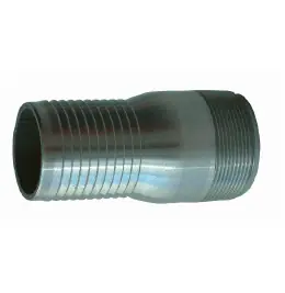 Buchanan Rubber CNT-800CS-SP Heavy-Duty Crimplok Combination Nipple, 8 in MIP x 8 in Barbed, Steel Next Day Delivery