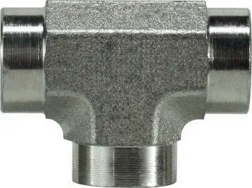 Brand New Midland Metal 56058 Pipe Tee, 1/2 in FPT x 1/2 in FPT x 1/2 in FPT, Steel