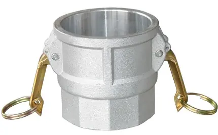 Midland Metal 61948 Cam and Groove Coupler, 4 in Type D x 4 in FIP, Aluminum Super Sale