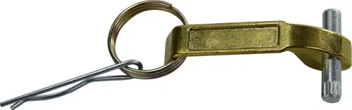 Midland Metal 61453 Handle Assembly, 3 to 4 in, Brass, For Use With Cam and Groove Fitting Hassle-Free Returns