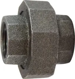 Midland Metal 69606 Union, 1-1/4 in FPT x 1-1/4 in FPT, Iron, Black, XH Schedule, 300 lb Place Order