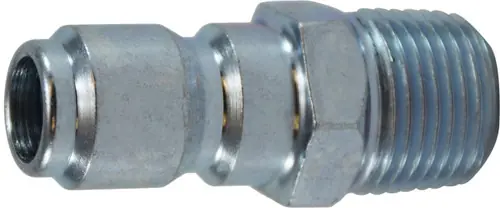 Midland Metal 28677 Steel Male Plugs, ST Series - High Flow, 3/4 High Flow Male Plug Steel, Pneumatics Affordable