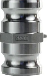 Popular Buchanan Rubber SA-2030-A Cam and Groove Spool Adapter, 2 in Male Adapter x 3 in Male Adapter, Aluminum