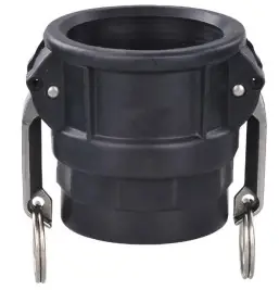 Final Sale Buchanan Rubber CGD-125-PP Cam and Groove Coupler, 1-1/4 in Type D x 1-1/4 in FPT, Polypropylene