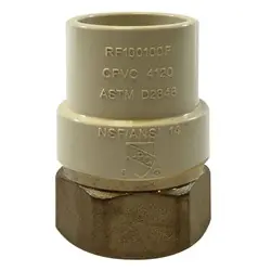 Midland Metal 35408LF Adapter, 2 in CPVC x 2 in FIP, Brass Markdown