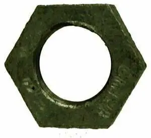 Midland Metal 65708 Hex Locknut, 2 in Nominal, Iron Price Cut