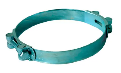 Shop Now Buchanan Rubber M10DC-86 Two Bridge Double Bolt Clamp, 86 to 91 mm Nominal, 3.38 in Minimum Clamp Diameter, Steel