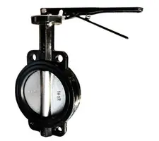 Limited Offer Midland Metal 9650L5 Butterfly Valve, 5 in Nominal, Flangeless, Ductile Iron Body