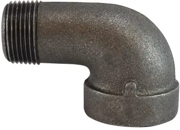 Buy Online Midland Metal 69168 90 deg Street Elbow, 2 in MPT x 2 in FPT, Iron, Black, XH Schedule, 300 lb