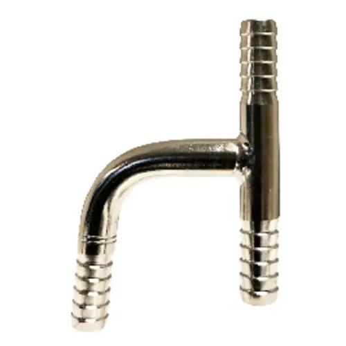 Midland Metal 34650T Y Tee, Stainless Steel Hose Barbs, Y-Tee 1/4B-All Thnwl -304 S.S., Brass Fittings Bargain