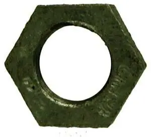 Midland Metal 64705 Hex Locknut, 1 in Nominal, Iron, Galvanized Buy Online
