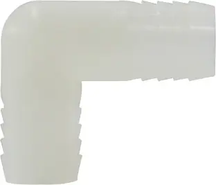 Midland Metal 33398W 90 deg Elbow, 1-1/4 in Hose Barbed x 1-1/4 in Hose Barbed, Nylon Super Sale