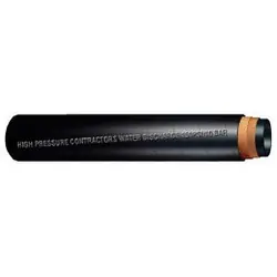 Buchanan Rubber HPCWB200-400 High Pressure Contractor‘s Water Discharge Hose, 100 ft L, 200 psi, Rubber Tube, Black Affordable
