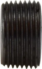 Midland Metal 67637 Square Socket Countersunk Plug, 1-1/2 in MNPT, Steel, Black, 150 lb Fan Favorite